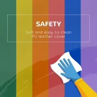 Qaba 7 Piece Soft Play Foam Climbing Blocks for Toddlers 1-3 Years(m-5)