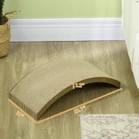 PawHut 4 Pack Cat Scratching Board Replacement for Cat Wheel, Brown(m-3)