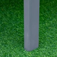 Outsunny Elevated Planter Box with Legs Wood Raised Garden Bed with Non-Woven Fabric, Elevated Planting Box, Outdoor Vegetable Flower Container, Grey(m-6)