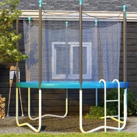 Soozier 14ft Trampoline Replacement Pad Trampolining Replacement Jump Bounce Exercise GYM Pad Only Light Blue(m-8)