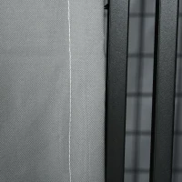 PawHut 4' x 4' x 6' Outdoor Dog Kennel with Waterproof Canopy, Removable Windproof Walls, Dog Run Exercise Pen for Small & Medium Dogs, Chickens, Ducks(m-9)