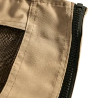 Outsunny Replacement Mesh Sidewall Netting for 10' x 10' Gazebos and Canopy Tents with Zippers, (Sidewall Only) Beige(m-9)