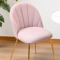 HOMCOM living room modern mid century accent fabric restaurant Lounge elegant side seat comfortable indoor furniture padded kitchen(m-7)