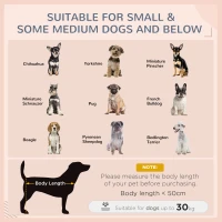 PawHut Wicker Pet House Dog Bed for Indoor/Outdoor Rattan Furniture with Cushion(m-7)