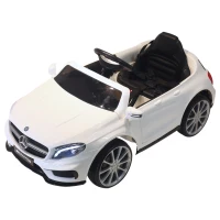 Aosom Replacement for Electric Kids Ride On Car Mercedes GLA AMG Licensed 6v Battery Powered Vehicle with High/Low Speed Headlight Music Remote Control White(m-2)