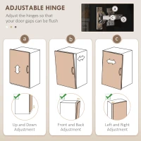 HOMCOM 61" Kitchen Pantry Cabinet, Freestanding Farmhouse Buffet Storage Cabinet with Soft Close Glass Doors and Adjustable Shelves, Black(m-8)