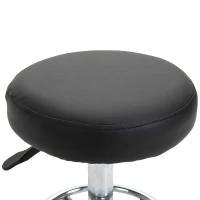 Vinsetto Adjustable Swivel Salon Stool Hydraulic PU Barber Rolling Massage Tattoo Chair Bar Beauty SPA Seat Black(m-9)
