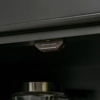 HOMCOM 72.5" Kitchen Pantry Cabinet, Freestanding Storage Cabinet with 4 Doors, Drawer and Adjustable Shelves, Black(m-10)