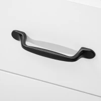 HOMCOM Kitchen Buffet Cabinet, Storage Sideboard with Glass Doors Cupboard, 2 Drawers and 2 Open Shelves, Charcoal Grey(m-9)