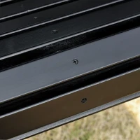 Outsunny 2 Seater Porch Swing Wooden Patio Swing Chair Seat with Cup Holder and Chains Outdoor Swing Bench for Garden Yard, Black(m-9)