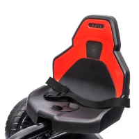 Aosom Kids Pedal Go Kart W/ Adjustable Seat, Swing Axle, Red(m-9)