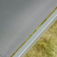 Outsunny 3-Seat Outdoor Porch Swing Chair, Patio Swing Glider with Adjustable Canopy, Breathable Seat, and Steel Frame for Garden, Poolside, Backyard, Gray(m-9)