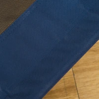 PawHut Elevated Dog Bed, Raised Dog Cot for M Sized Dogs, Indoor & Outdoor, 30" x 24" x 7", Blue(m-10)