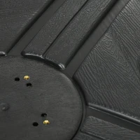 Outsunny Fillable Patio Cantilever Umbrella Base with Wheels, Heavy-duty Offset Umbrella Weights with Easy-Fill Spouts, Steel Cross Base, 430lbs Sand or 375lbs Water Filled, Black(m-8)