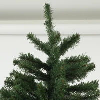 HOMCOM 6ft Artificial Christmas Trees with 1000 Branch Tips, Auto Open and Steel Base, Green(m-9)