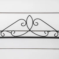 Outsunny Outdoor Plant Stand, 3 Tier Metal Plant Shelf, Stair Style Flower Stand, Plant Display Storage Organizer for Indoor Outdoor Patio Balcony Yard(m-8)