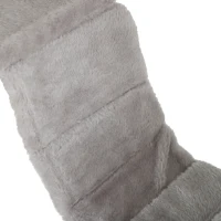 PawHut 3PCs Cat Wall Shelves w/ Scratching Post, Perches, Steps, Ladder, Light Grey(m-10)