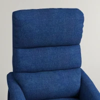 HOMCOM Power Lift Chair for Seniors, Electric Lift Recliner Chair with Remote Control, Side Pockets for Living Room, Dark Blue(m-8)