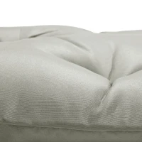 Outsunny Set of 2 Garden Chair Cushions Seat Pad with Backrest for Sunbeds, Rocking Chairs, Loungers, Outdoor & Indoor Use(m-9)