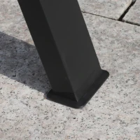 Outsunny 2 Seater Covered Outdoor Swing Chair Hammock Bench with Cushion Tilt Canopy Beige(m-9)