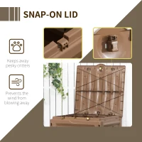 Outsunny Compost Bin, Garden Composter with 80 Vents and 2 Sliding Doors, 120 Gallon (450L), Black(m-7)