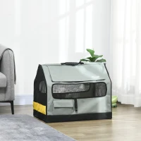 Aosom 3 in 1 Dog Bike Trailer, Pet Cargo, Pet Bed with Safety Leash, Hitch, Quick-Release Wheels, Cushion for Small Dogs(m-8)