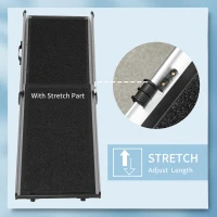 PawHut 72-Inch Portable Folding Dog Ramp for Cars, Trucks, SUVs, Non-Slip Pet Ramp for Large Dogs, Aluminum Frame for up to 198 LBS(m-5)