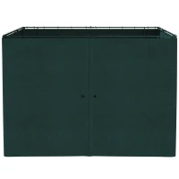 Outsunny 10' x 10' Universal Gazebo Sidewall Set with 4 Panels, Hooks/C-Rings Included for Pergolas & Cabanas, Slate Grey(m-9)