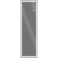 HOMCOM Dimming Full Length Mirror, 47" x 16" Long Wall Mirror with 3 Colour LED, Smart Touch, Memory Function(m-11)