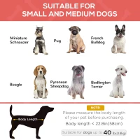 PawHut Elevated Dog Bed, Raised Dog Cot for M Sized Dogs, Indoor & Outdoor, 30" x 24" x 7", Red(m-4)