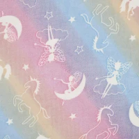 Qaba Kids Sofa with Glowing Fairy Design for 18-36 Months, Multicolor(m-7)