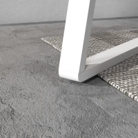 Outsunny 3-Seat Outdoor Porch Swing Outdoor Patio Swing with Adjustable Canopy, Removable Cushion for Garden, Poolside, Grey(m-10)