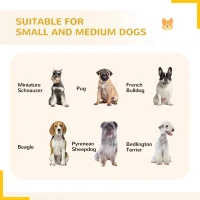 PawHut 24 Panel 31.5" Height Heavy Duty Dog Playpen for Small Medium Dogs, Grey(m-4)