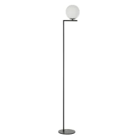 HOMCOM Metal Floor Lamp, Standing Light with 350° Adjustable Lampshade for Living Room, Bedroom, Office, Black(m-11)