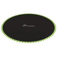 Soozier Trampoline Mat Replacement with Spring Pull Tool and 72 V-Hooks, Fits 12ft Trampoline, Using 5.5" Springs, Green(m-2)