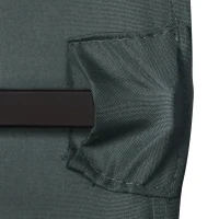 Outsunny 10' x 10' Square Gazebo Canopy Replacement UV Protected Top Cover Sun Shade Grey(m-10)