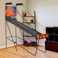 Soozier Basketball Hoop Arcade Game with Electronic Score Board for 1 to 2 Players(m-10)