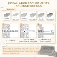 PawHut 4Pcs Cat Wall Shelf with Scratching Post, Cat Wall Shelves for Relaxing, Climbing, Cat Wall With Soft Ladder, Hammock, Play Balls, Grey(m-7)