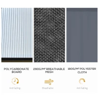 Outsunny 10' x 10' Hardtop Gazebo Canopy with Polycarbonate Roof, Aluminum Frame, Permanent Pavilion Outdoor Gazebo with Netting, for Patio, Garden, Backyard, Deck, Lawn, Black(m-5)