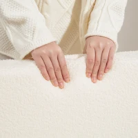 HOMCOM 2-Seat Sofa Two-Seater Couch with Armrests and Wood Legs for Living Room, Bedroom, Cream White(m-10)