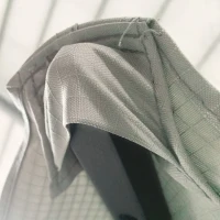 Outsunny 10' x 12' Double-Tier Gazebo Cover, Patio Gazebo Canopy Replacement with Drainage Holes, Light Grey(m-10)