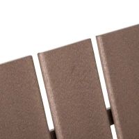 Outsunny Patio Adirondack Chair, Outdoor HDPE Fire Pit Chair, Weather Resistant Outdoor Chair with High-back, Patio Chair for Deck, Garden, Backyard, Brown(m-8)