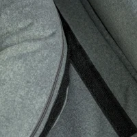 PawHut Dog Couch with Removable Pillows, Foam Pet Sofa, Cat Sofa with Removable Washable Cushion & Water-Resistant Fabric, Gray(m-9)