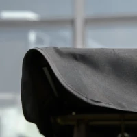 Outsunny 3-Seat Outdoor Patio Swing Chair, Converting Flatbed, Outdoor Swing Glider with Adjustable Canopy, Removable Cushion and Pillows, for Porch, Garden, Poolside, Backyard, Black(m-9)