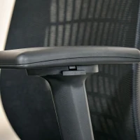 Vinsetto Ergonomic Mesh Office Chair, Reclining High Back Desk Chair with Adjustable Headrest & Armrests, Wheels, Swivel Computer Task and Gaming Chair, Black(m-9)