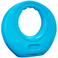 Soozier 22lbs Kettlebell, Kettle Bell with Wide Handle for Home Gym Weight Lifting and Strength Training, Light Blue(m-11)