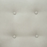 HOMCOM Wingback Recliner Chair Manual Rocking Sofa 360° Swivel Glider with Button Tufted, Padded Seat, Single Home Theater Seating for Living Room Bedroom, Beige(m-7)