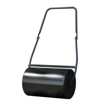DURHAND 38L Heavy Duty Push/Tow Poly Lawn Roller, U-handle Garden Roller Filled with Water or Sand(m-1)