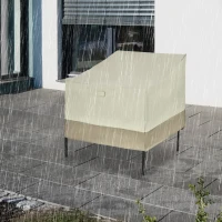 Outsunny 38.2-Inch Waterproof Single Seat Chair Sofa Cover Outdoor Garden Patio Furniture Protector(m-9)