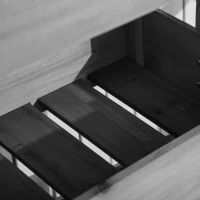 Outsunny Outdoor Wooden Vertical Garden Planter, 4 Tier Planter Box, Self-Draining for Flowers, Vegetables, Herbs, Gray(m-9)